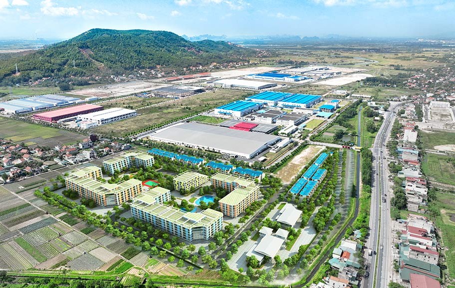 Quảng Ninh đẩy nhanh việc mở rộng Khu công nghiệp Đông Mai. Ảnh: Viglacera