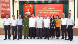 Bộ trưởng Tô Lâm tiếp xúc cử tri tại Hưng Yên